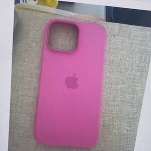 Apple Magenta Silicone Phone Case